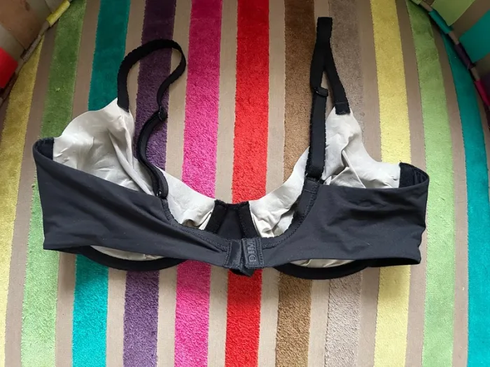 Dim soutien-gorge, noir, sans couture, taille 85C - photo numéro 4