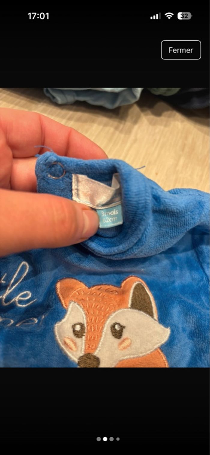 Pyjama 2 pièces 3 mois - photo numéro 4