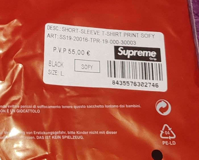 T-shirt supreme noir pour femme - photo numéro 4