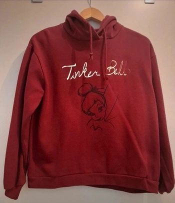 Sweat à capuche bordeau fée clochette ; taille M 🔴