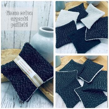 lingettes lavable et réutilisable lot de 6