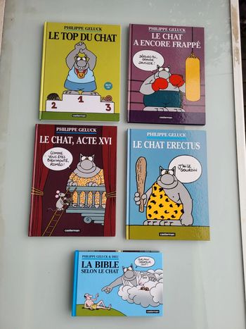 5 BD Le Chat : tomes 13, 16 et 17 en EO + Best of + et La Bible