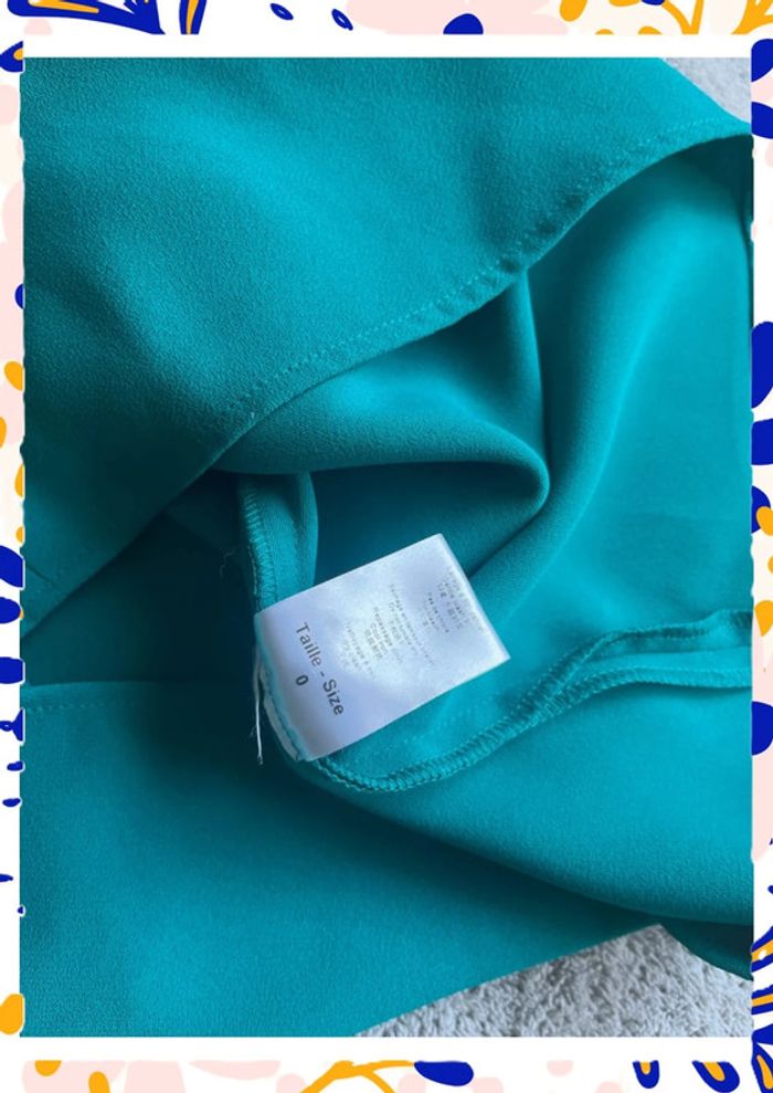 💚 Haut Zapa Taille 0 – Doux & Détail Bouton Discret - photo numéro 4