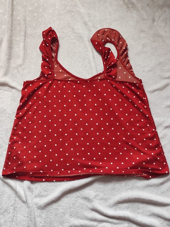 Débardeur oversize à pois taille unique - photo numéro 3