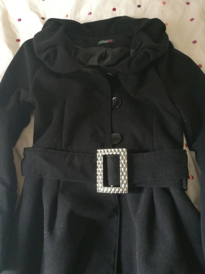 Manteau noir femme - photo numéro 2