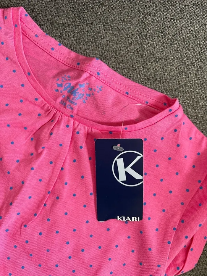Lot teeshirt rose kiabi 10ans&6ans - photo numéro 4