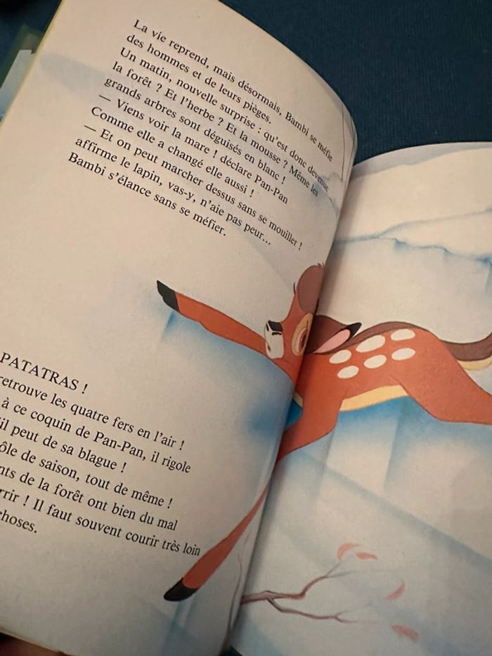 Livre ancien album Le monde merveilleux de Bambi Walt Disney Nathan - photo numéro 6