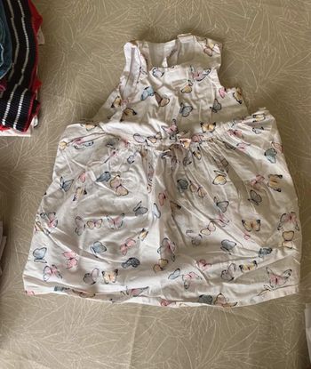Robe papillon fille 18 mois