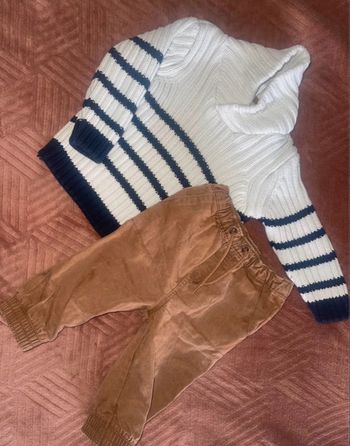 Ensemble pull pantalon taille 6M Orchestra 