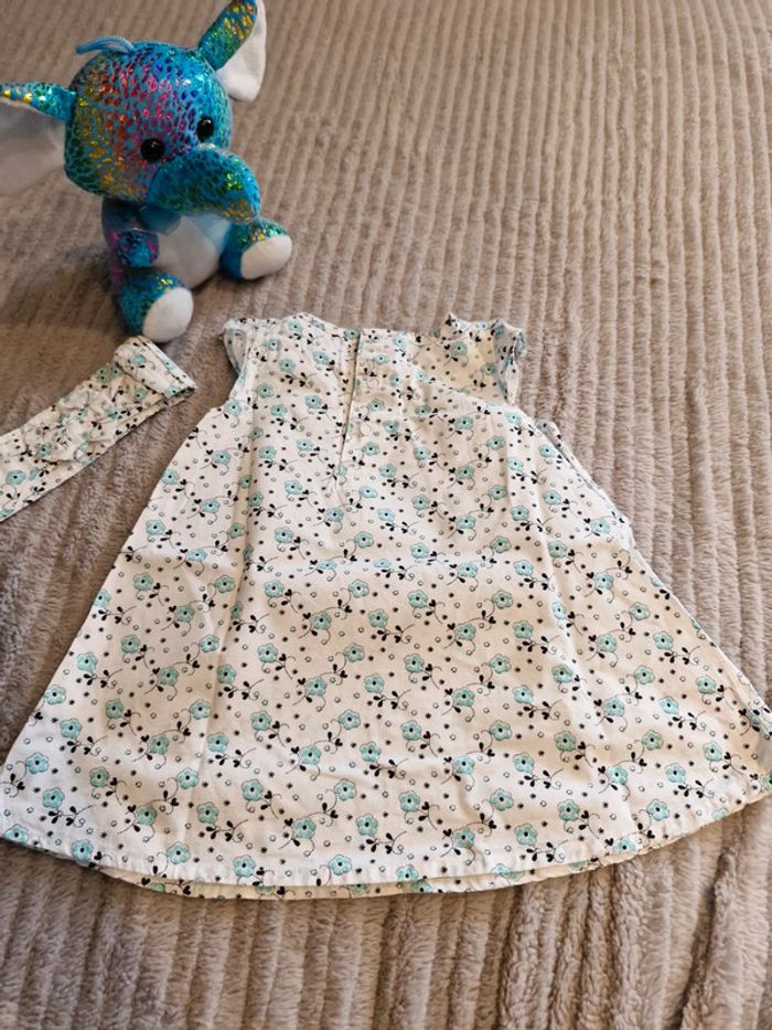 Robe fille 6 mois U Tout petits avec bandeau - photo numéro 3