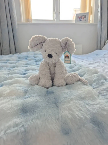 Souris Jellycat fuddlewuddle rare et à la retraite