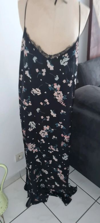 Robe longue nuisette fleurs women secret M