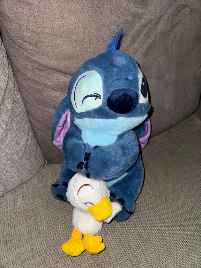 Peluche stitch avec son doudou neuve - photo numéro 4