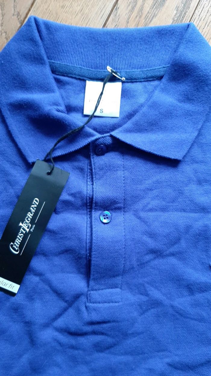 Polo bleu - photo numéro 2