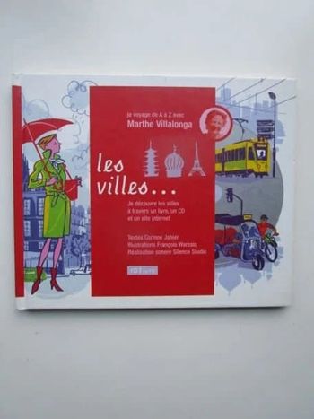 Livre cd : les villes de A à Z avec Marthe Villalonga