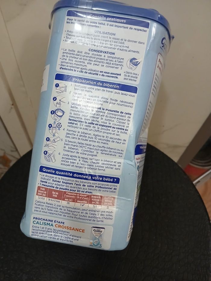 Lait infantil gallia 2ème âge - photo numéro 2