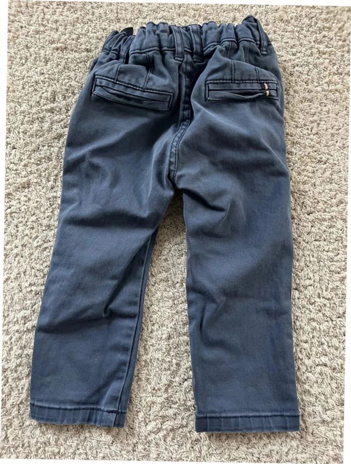 Pantalon bleu Gentleman Farmer taille 18 mois - photo numéro 4