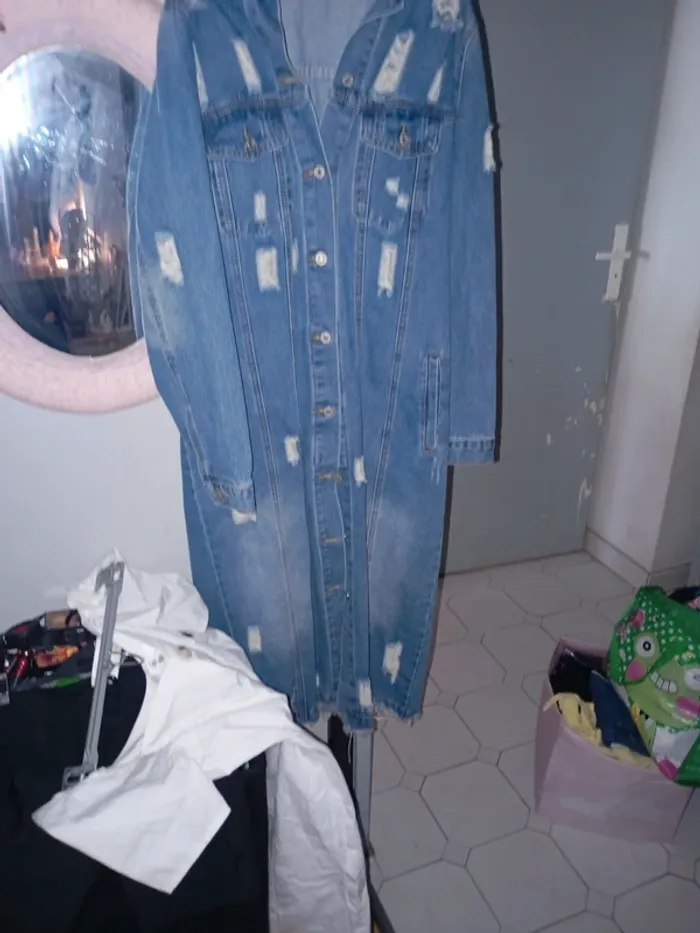 Superbe veste en jean giorgia - photo numéro 2