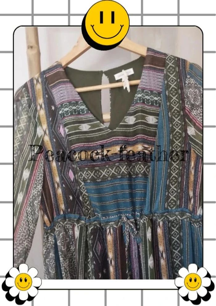 Robe longue neuve cache cache kaki TU - photo numéro 2