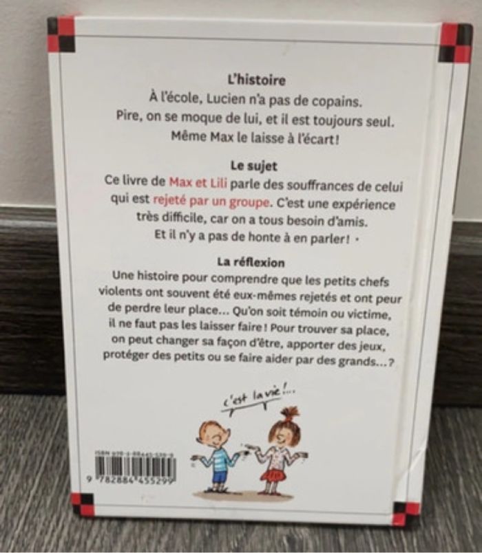 Livre neuf Lucien n’a pas de copains (Max et Lili) - photo numéro 2