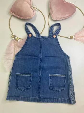 Robe salopette fille - Taille 18 mois