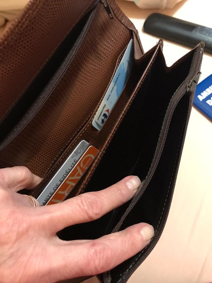 Sac bandoulière cuir marron - photo numéro 4