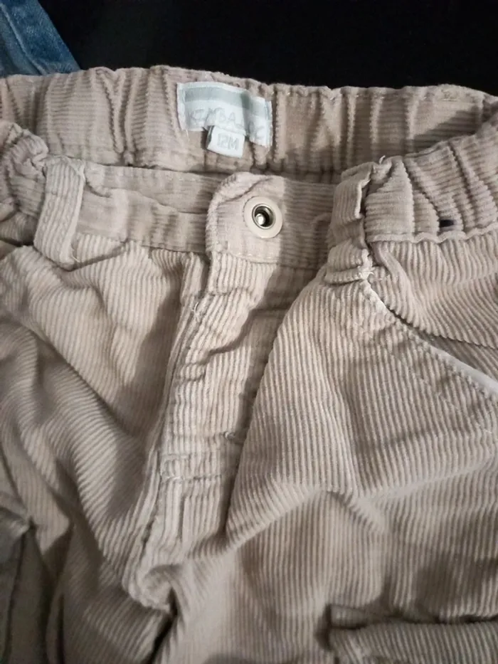 Lot 4 pantalons garçon 12 mois - photo numéro 8