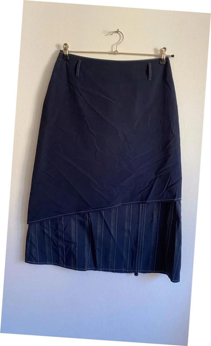 Jupe bleue marine Armand Thiery taille 42 - photo numéro 2