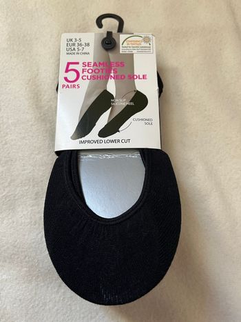 5 paires de socquettes 36 à 38