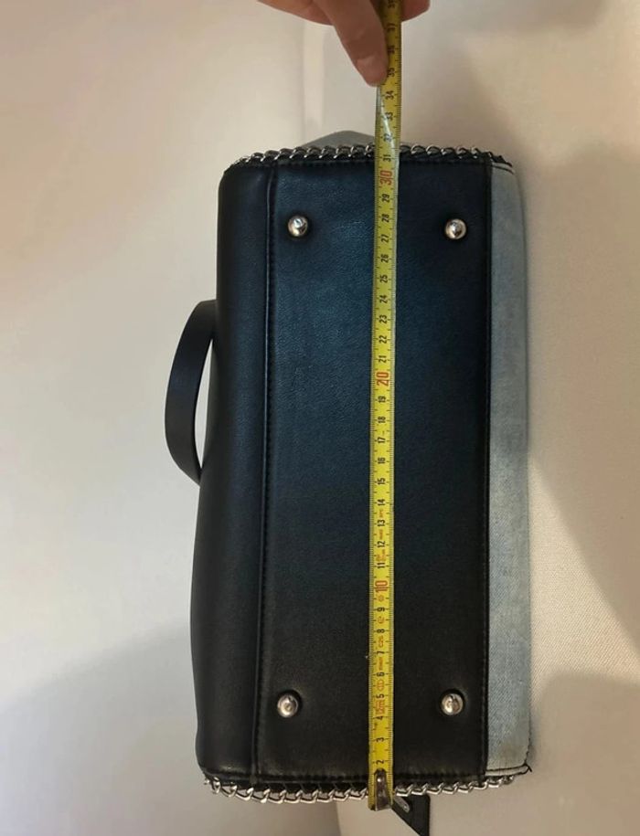 Sac femme Kaporal cuir noir et jeans - photo numéro 8