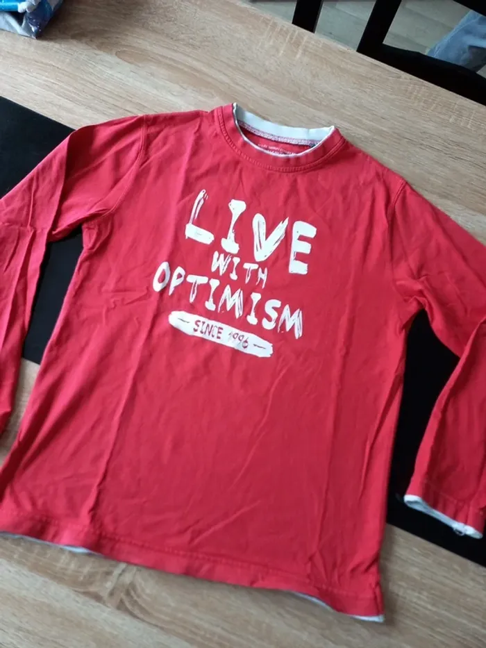 Tee-shirt rouge 12 ans - photo numéro 6