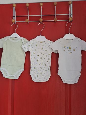 Lot 3 bodies garçon 3 mois