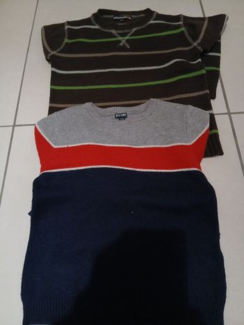 2 pulls chauds garçon 