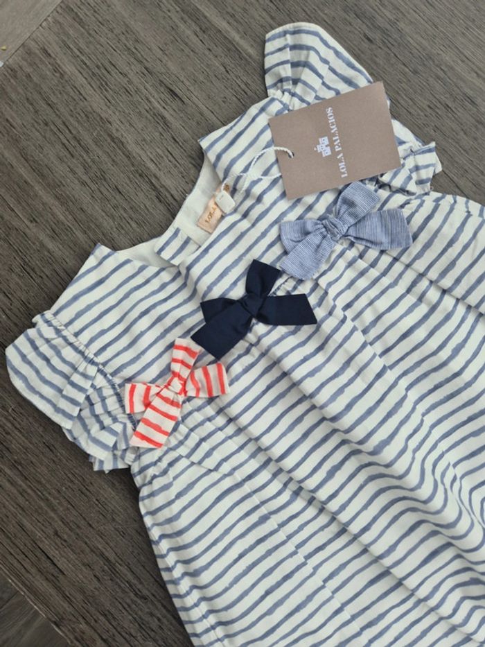Robe rayée Lola Palacios 3 ans neuve - photo numéro 2