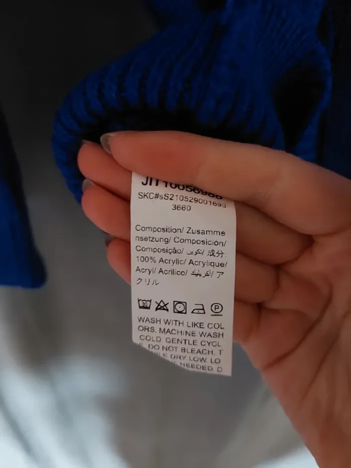 Pull bleu électrique Shein – Taille S – Parfait état - photo numéro 4