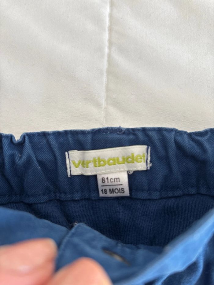 Short en jean bleu Verbaudet pour bébé fille - photo numéro 4