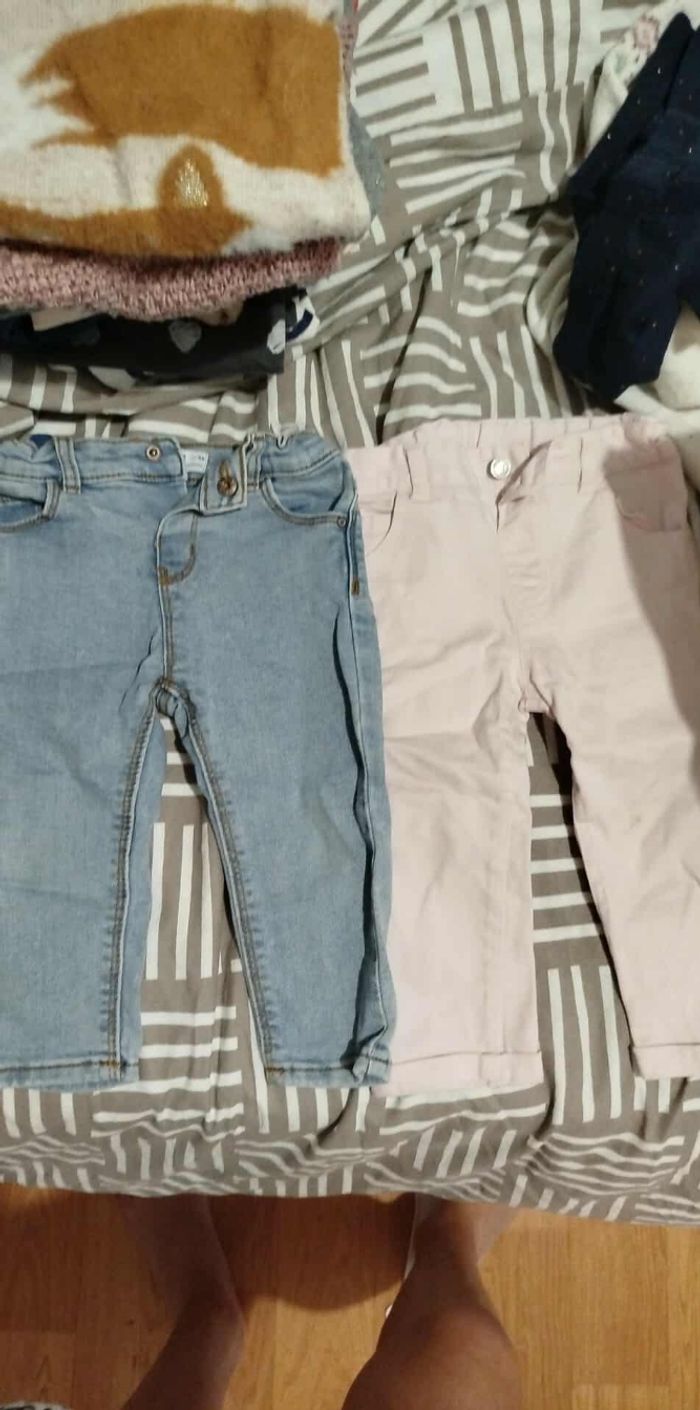Pantalon jean legging 18 mois - photo numéro 3