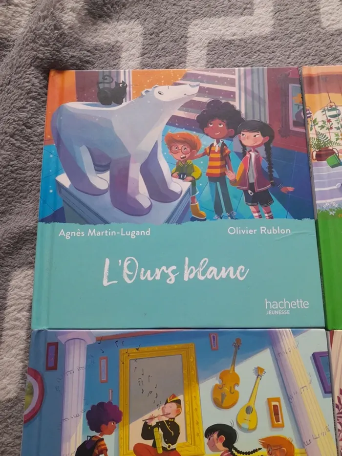 Lot de 4 livres macdo Musée Magique Le fibre l'ours Blanc La femme à l'ombrelle et Le printemps - photo numéro 4