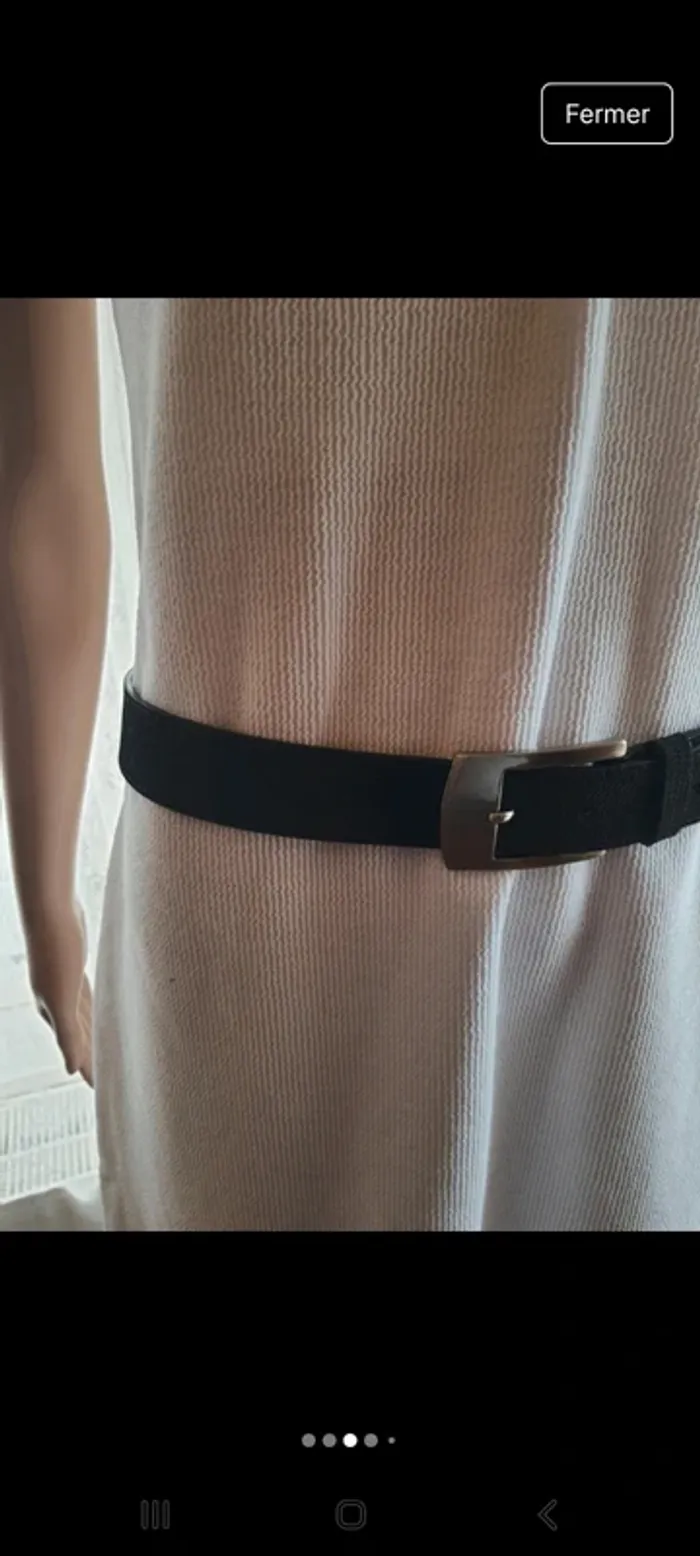 Ceinture homme Angelo de Lombardi cuir 85cm - photo numéro 3