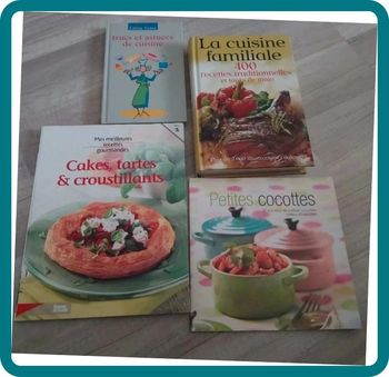 Lot livres de cuisine