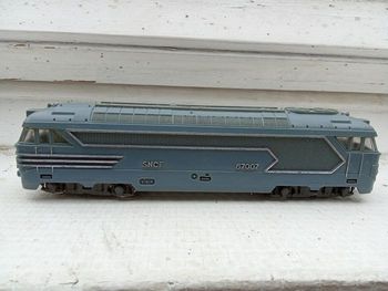 Locomotive diesel fobbi BB 67007 sncf bleu/ gris