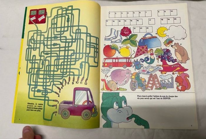 Magasine DENVER Dinosaure 🦖 jeux junior vintage - photo numéro 2