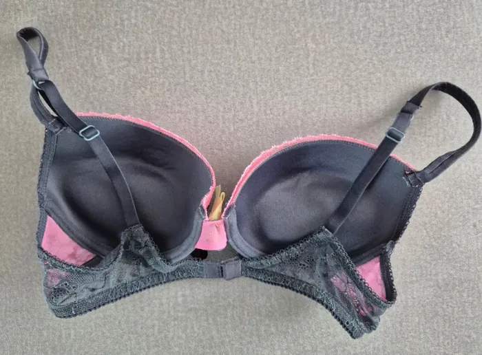 Soutien gorge Undiz Rose et gris - photo numéro 3