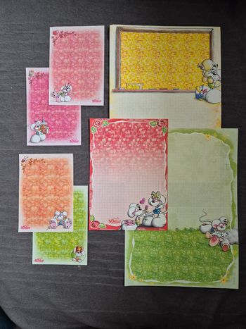 Lot feuilles diddl 2