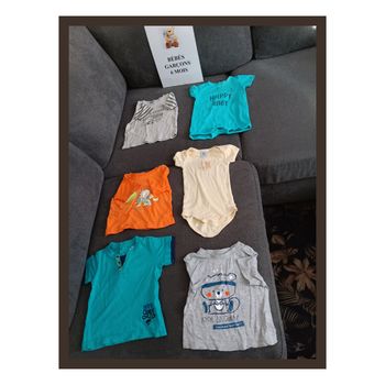 Lot de 33 vêtements garçons 6 mois 
