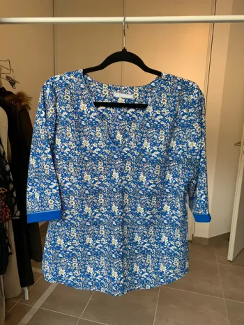 Blouse manches 3/4 Mamouchka taille M