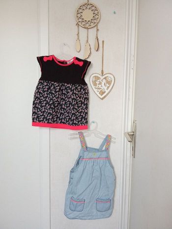 Lot de 2 robes été bébé fille 18 mois, 81 cm