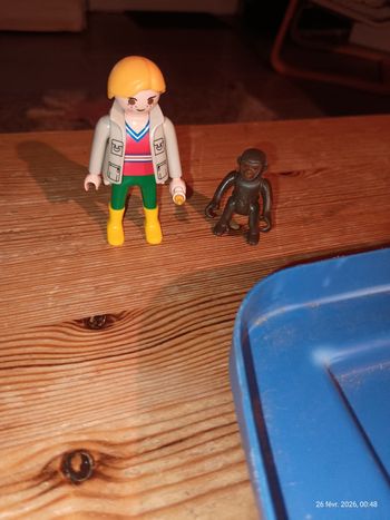 Playmobil - 4757 - soigneur et bébé gorille