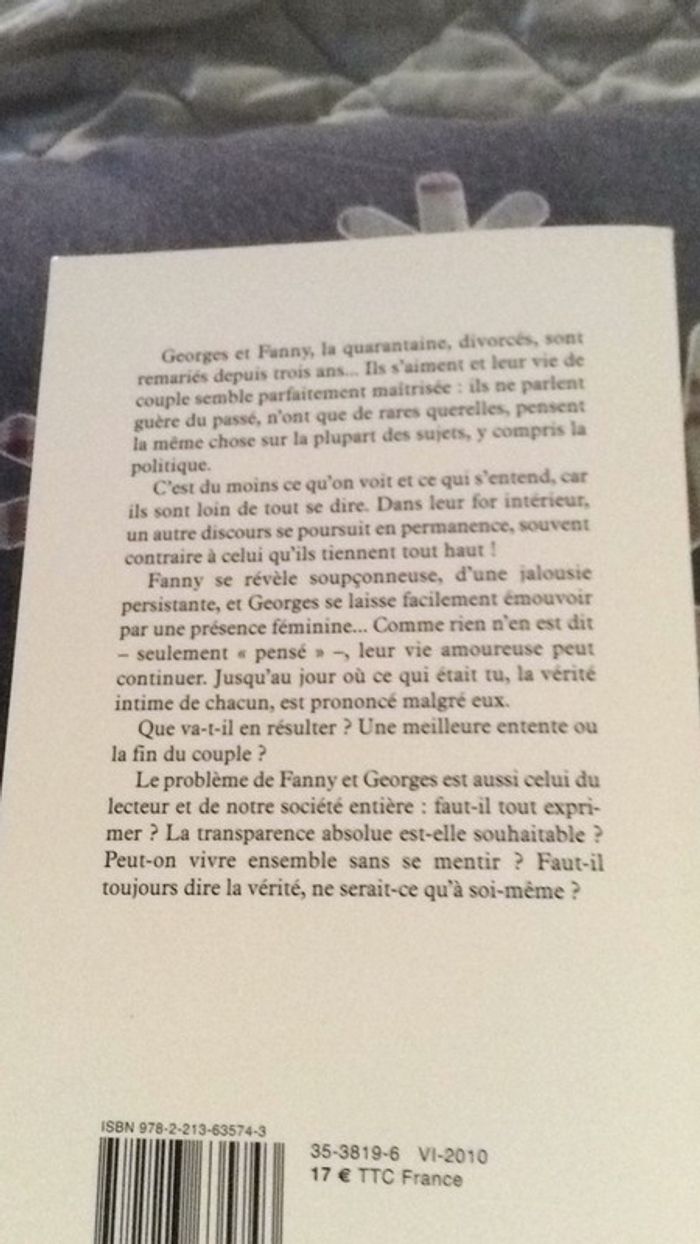 #A qui tu penses quand tu me fais l’amour ? Par Madeleine Chapsal - photo numéro 4