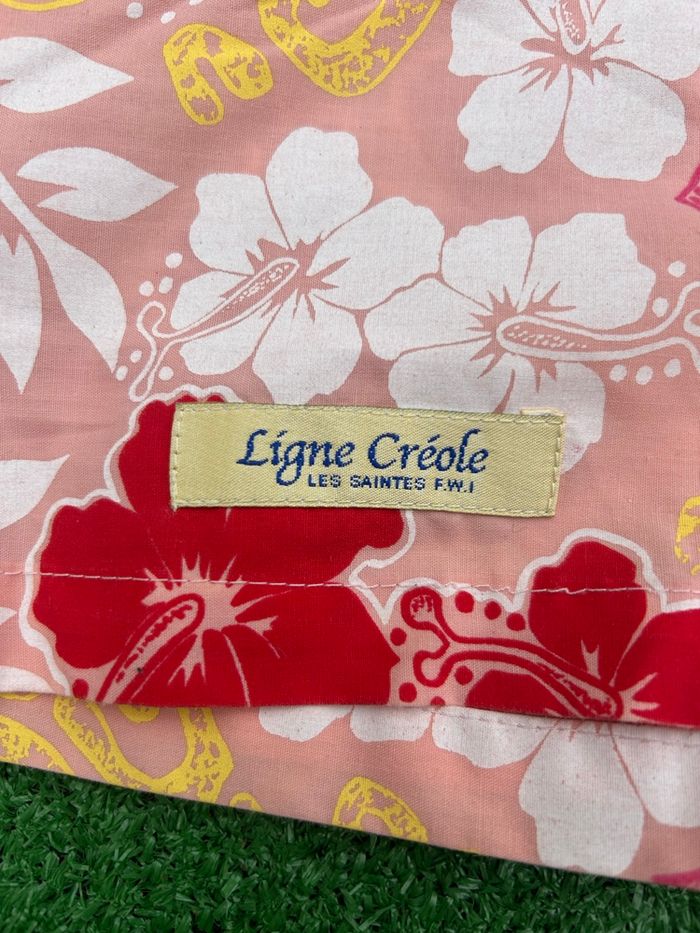 Short fleuri Ligne Créole rose tropical S femme - photo numéro 2